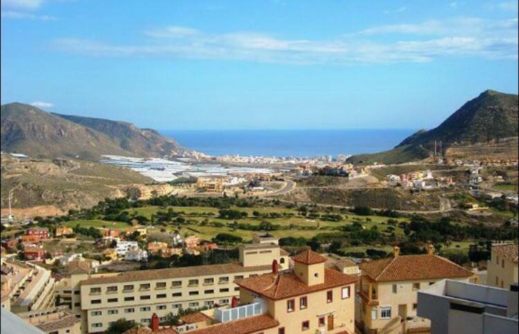 Apartamentos Deluxe Roquetas De Mar Con Golf Y Piscina Climatizada, Parking Privado Vícar Buitenkant foto